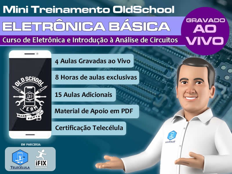 Sem Imagem - CURSO A DISTNCIA EAD GRAVADO AO VIVO ELETRNICA BSICA + INTRODUO ANLISE CIRCUITOS SMARTPHONES